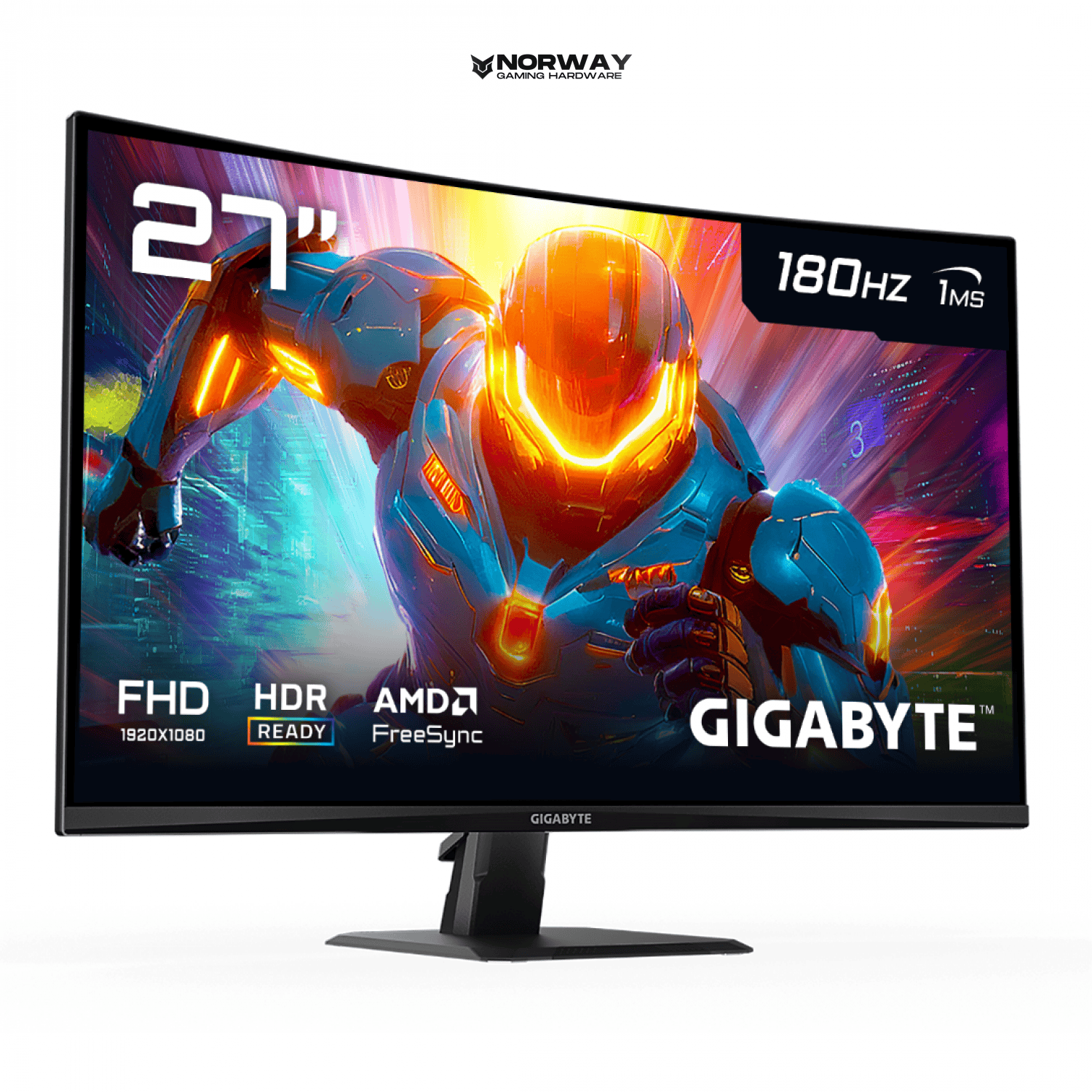 Monitor Gamer GIGABYTE CURVO 180HZ 27'' GS27FC-SA